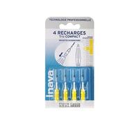 Inava Trio Compact Recharge Brossette Interdent Jaune 1Mm 4 Unités