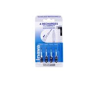 Inava Trio Compact Recharge Brossette Interdent Noir 0,6Mm 4 uts