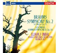INBAL & FRANKFURT RADIO SYMPHONY ORCHESTRA - Brahms:Symphony No.2 [Import allemand]