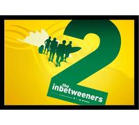 Inbetweeners, The - Poster - 2 - Silhouette + cadre interchangeable, Shinsuke® Maxi MDF noir, vitre acrylique