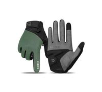 INBIKE Gants de Cyclisme pour Homme VTT Gants Velo à Doigts Longs avec Ecran Tactile Elastique Gants Respirant et Multifonctionnel, Vert, 2XL