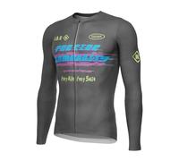 INBIKE Maillot de Cyclisme Hommes Vélo d'été à Manches Longues pour Homme Haut de Sport Serré Respirants et Absorbants