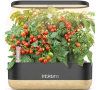 inbloom Système de culture hydroponique 12 gousses, jardin d'herbes aromatiques d'intérieur avec LED à spectre complet, alarme de pénurie d'eau, minuterie automatique, hauteur réglable, cadeau de