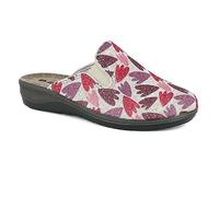 inblu Ecofriends Chaussons d'hiver en Feutre pour Femme Pointure 35/41, Bordeaux, 35 EU