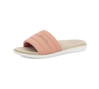 inblu Femme Ciabatte Donna A Fascia Colorata Con Scritta, Suola Dual Density Mule, Rose, 37 EU