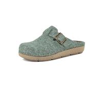 inblu Femme Pantofole Ecofriends, Zoccoli Donna Con Fibbia Regolabile, Suola E Tomaia in Materiale Riciclato Chausson, Menthe, 38 EU