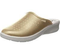 inblu Sabots Medical Femme Mules Femme Compensees Sabots Orthopédiques Femme Fabriqués en Italie, Or, 36 EU