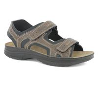 inblu Sandales de randonnée pour homme avec double fermeture Velcro et semelle intérieure rembourrée, confortables et fonctionnelles, de 39 à 46, sport, gris, 44 EU, gris, 44 EU
