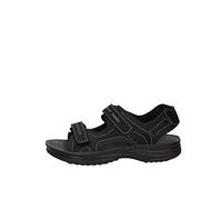 inblu Sandales de Sport Homme Sandales Homme Cuir Sandales de Randonnée Confort pour Plage Trekking, Noir, 44 EU