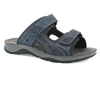 inblu Sandales de Sport réglables pour Homme avec Scratch Mule, Bleu, 42 EU