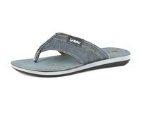 inblu Tongs Bande Haute en Tissu, Mule Homme, Bleu, 42 EU