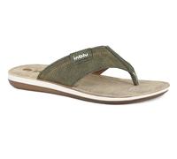 Inblu Tongs Homme Daim Avec Doux Plantaire Rembourré - 022 (Tundra)