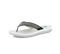 inblu Tongs pour Femme avec Strass et Semelle Douce rembourrée, du 35 au 41 Tongues, Noir, 36 EU