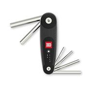 INBUS® 70136 Jeu de Clés Allen au format couteau suisse 6pcs, 2.5-8mm, avec HybridTouch - Made in Germany