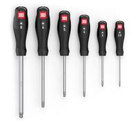 INBUS® 79863 Jeu de Tournevis 6pcs, 2.5-8mm, avec Embout sphérique & HybridTouch