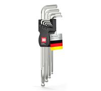 INBUS® Jeu de Clés Allen 9pcs, 1.5-10mm, avec Tête sphérique