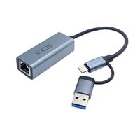 inca Adaptateur USB C vers Ethernet IUTP-01TX, USB 3.0 vers RJ45 1000Mbps, 10/100/1000 Gigabit LAN Ethernet Adaptateur, LAN Adaptateur Réseau pour PC, Ordinateur Portable, MacBook | Boîtier en alliage