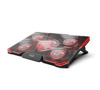 INCA ARRAX GAMING NOTEBOOK COOLER 5X FAN, 6 STEPS, 2X USB, 13 '-17'