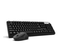 Inca Technology Clavier IWS-549U kit sans fil avec souris Noir QWERTY