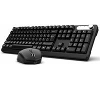 INCA Clavier IWS-549U Wireless Set, design bureautique, batterie, SW retail