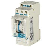 Inca Duo D 230 V. INTERRUPTOR HORARIO ANALOGICO 2 MODULOS Sin RESERVA DIARIO CONMUTADOR 16(4) A