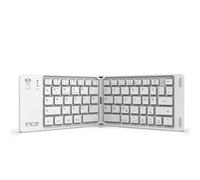 İnca IBK-580BT Clavier Bluetooth Pliable sans Fil Rechargeable 67 Touches QWERTZ pour iOS Android Windows iPad Tablette