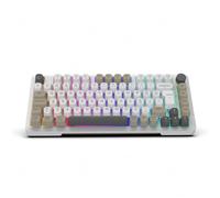 İnca IKG-455 Clavier de jeu mécanique sans fil, commutateurs gris remplaçables à chaud, batterie 4000 mAh, trimode (Bluetooth/2,4 GHz/USB-C), design Gasket Mount, touches PBT, éclairage RVB