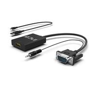 Inca IVTH-02 câble vidéo et adaptateur 0,2 m HDMI Type A (Standard) VGA (D-Sub) Blanc