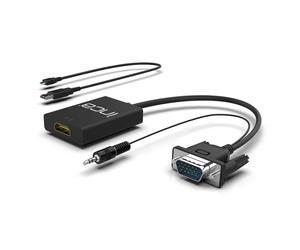 Inca IVTH-02 câble vidéo et adaptateur 0,2 m HDMI Type A (Standard) VGA (D-Sub) Blanc