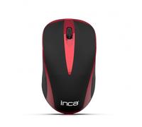 Inca IWM-221RSK Souris Optique sans Fil Noir Rouge 10 m
