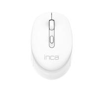 INCA IWM-243RB Candy Design Souris sans Fil, 2,4 GHz, Mode Veille Automatique, 800-1600 DPI (Blanc)