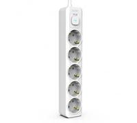 INCA Multiprise IPW-44GB 5 prises, affichage LED blanc 1,5 m