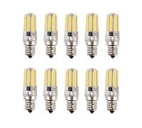 Incandescent Bulb Equivalent 240-260LM AC200-240V 10-Pact Warm White Cool White LED Corn Bulbs E14 Base 72-SMD 3014 3W 30W (Color : Cool Whtie)