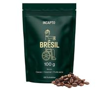 Incapto Café en Grain de Spécialité 100g | Origine Brésil | 100% Arabica | Café de Spécialité 84 points SCA | Torréfaction Naturelle et Artisanale | Ferme Minas Gerais, Fazendas