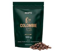 Incapto Café en Grain de Spécialité 100g | Origine Colombie | 100% Arabica | Café de Spécialité 84 points SCA | Torréfaction Naturelle et Artisanale | Ferme Huila, Cadefihuila