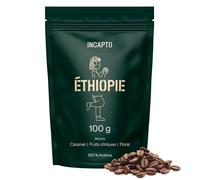 Incapto Café en Grain de Spécialité 100g | Origine Éthiopie | 100% Arabica | Café de Spécialité 86,5 points SCA | Torréfaction Naturelle et Artisanale | Ferme Limu, Moplaco