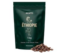 Incapto Café en Grain de Spécialité | Origine Éthiopie | 100% Arabica | Specialty Coffee 86.5 points SCA | Torréfaction Artisanale | Domaine Limu, Moplaco | Paquet 1kg
