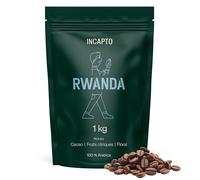 Incapto Café en Grain Naturel - Café Spécialité | Café Rwanda Grain | Café en Grain Arabica 100% | +80 points SCA | Café Grain Naturel | Torréfaction Naturelle et Artisanale | Paquet de 1000 gr