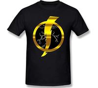 Incarnate Static Shock Mens Premium Cotton Super Soft T Shirts Short Sleeve Tee Shirt Manches Courtes(Medium)