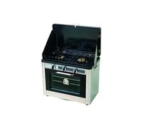 INCASA Four Combiné 25L / Réchaud à Gaz 2 Feux Camping