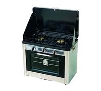 INCASA Four Combiné 25L / Réchaud à Gaz 2 Feux Camping