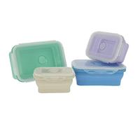 Incasa Pack 4 boîtes Alimentaires rétractables