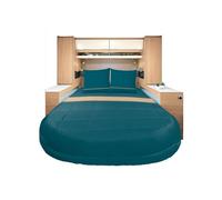 INCASA Prêt à dormir All seasons Lyocell et Percale Capri 150 x 200 cm lit central