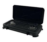InCasa Réchaud à gaz d'extérieur 2 feux Camping-car