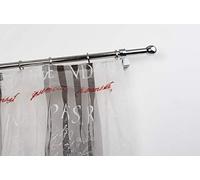 InCasa Tringle á Rideaux: Ø 20 mm, L. 260 cm. en Acier Poli chromé - Complet