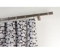InCasa Tringle á Rideaux: 31 x 12 mm, L. 260 cm. en Acier satiné - Complet
