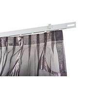 InCasa Tringle á Rideaux: 32 x 12 mm, L. 140 cm. en Aluminium Satin - Complet