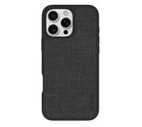 Incase Coque ICON avec Woolenex - Durable, protectrice, légère, résistante à l'eau, aux rayures avec chargement sans fil Magsafe, Graphite Woolenex, iPhone 16 Pro Max, Style de vie