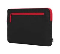 Incase Housse compacte en nylon de vol pour ordinateur portable, MacBook/ordinateur portable et iPad/tablette 14" - Doublure en fausse fourrure, légère, durable, résistante aux intempéries, poche pour