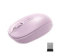 Incase Souris mobile sans fil 1850 - Conçue par Microsoft - Compacte, confortable, pour droitier/gaucher, autonomie de 6 mois, nano-émetteur-récepteur, fonctionne avec Mac/Windows 8/10/11 (orchidée